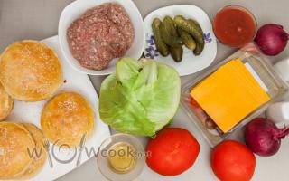Чизбургер в домашних условиях рецепт простого приготовления